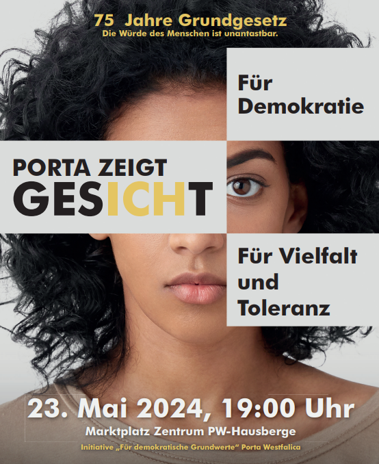 Porta zeigt Gesicht – Für Demokratie und Toleranz